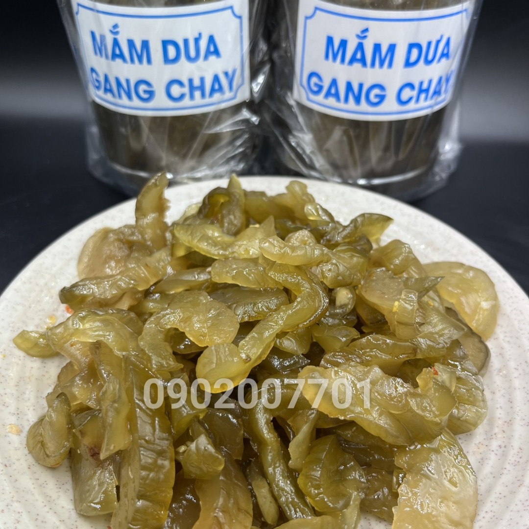 Hủ 500g mắm dưa gang chay - chay mặn đều dùng được