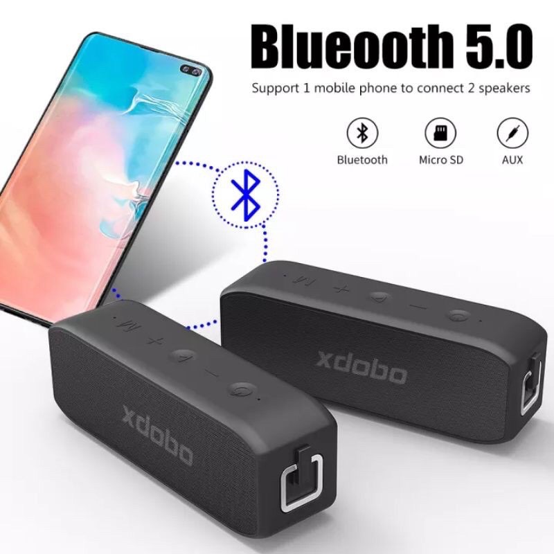 Loa Bluetooth Xdobo Wing 2020 TWS 20W Siêu Trầm có Chip DSP