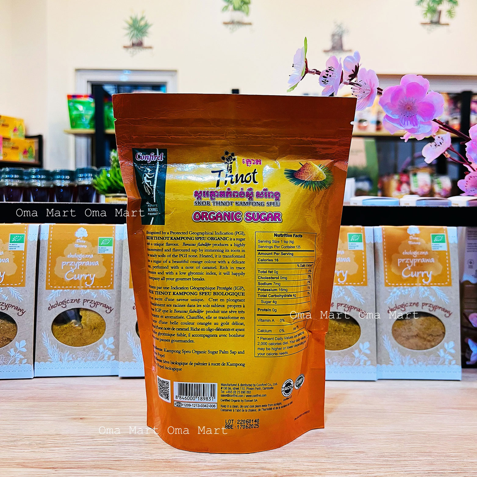 Đường Thốt Nốt Hữu Cơ Confirel 500g