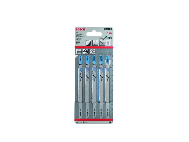 Lưỡi cưa lọng Bosch T 121 AF - Sắt ( bộ 5 lưỡi )