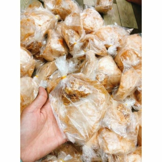 5 bịch Bánh tráng muối mịn hành phi/ tỏi phi