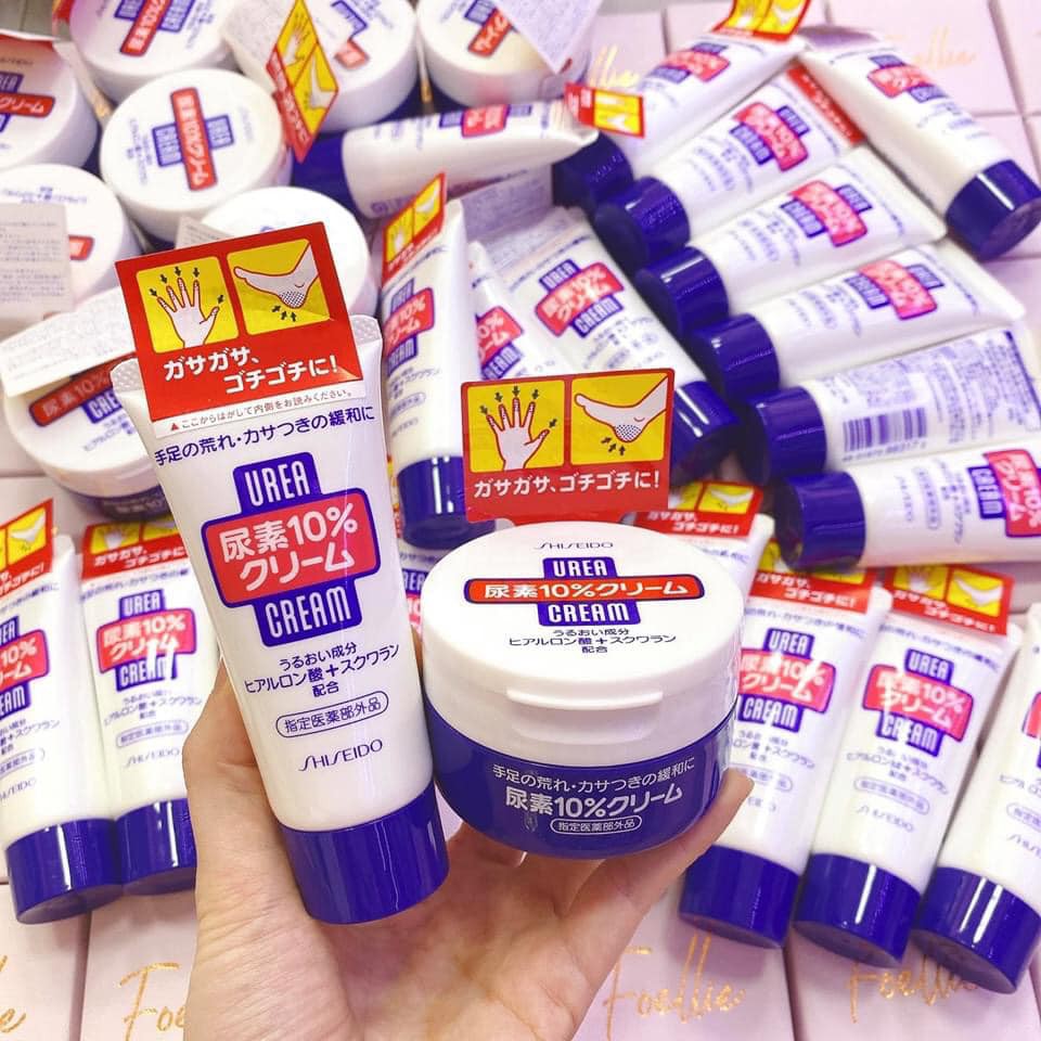 Kem trị nứt nẻ chân tay- kem trị nứt gót chân ngón tay urea shiseido 100g nhật bản