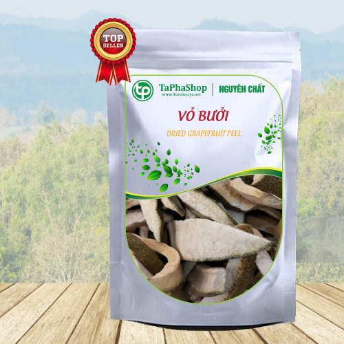 Vỏ bưởi sấy khô 500g - Tấn Phát - Hàng công ty chất lượng cao - Chuyên dùng để pha trà