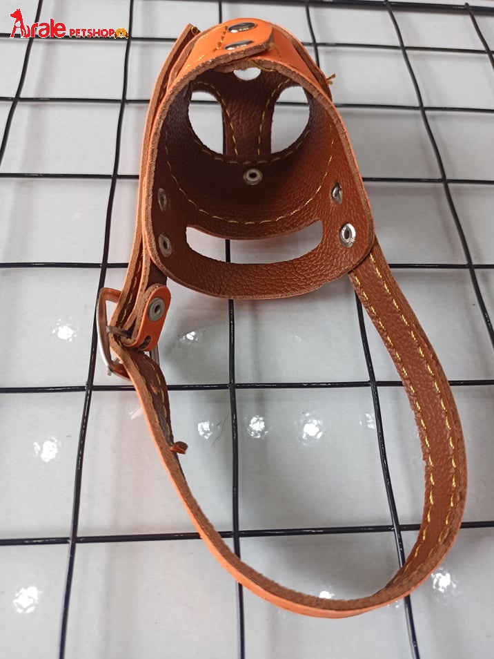 [ Siêu rẻ ] Rọ mõm da cho chó  chống cắn, chống sủa-Aralepetshop