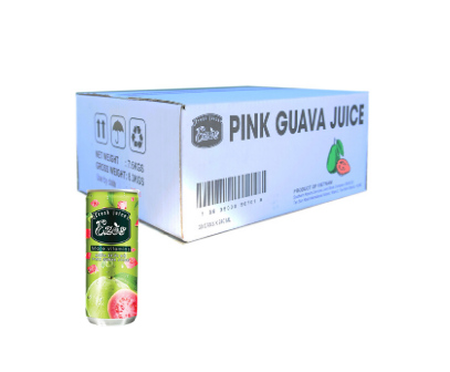 [HCM]Nước Ép Ổi Đỏ Ezos Thùng 30 Lon x 240ml