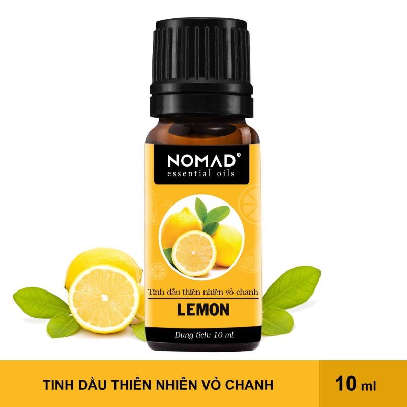 Tinh Dầu Thiên Nhiên Nguyên Chất 100% Hương Chanh Tươi Nomad Essential Oils Lemon 10ml cao cấp