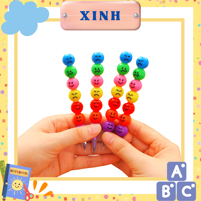 Bút chì khúc cảm xúc đồ dùng học tập dễ thương