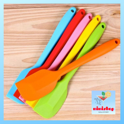 Cây Vét Bột Silicon. Cây Vét Bột Spatula Silicon Đúc (Phới Silicon) – Dụng Cụ Pha Chế