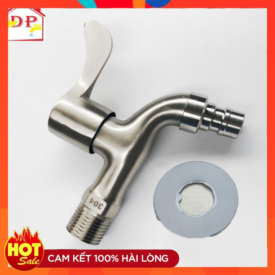Van xả, vòi nước inox 304 cao cấp VXN04
