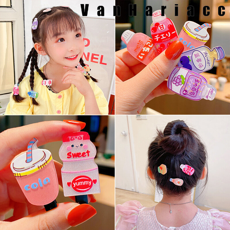 Trẻ Em Chai Nước Uống Hoạt Hình Dễ Thương, Kẹp Tóc