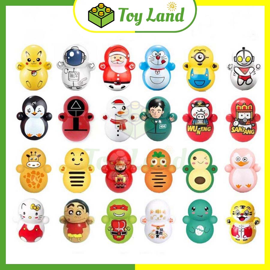 Đồ Chơi Lật Đật Mini Doraemon Phi Hành Gia Hello Kitty Cho Bé Cute Dễ Thương