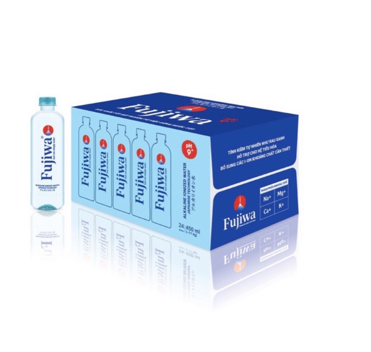 Nước Ion kiềm Fujiwa 450 ml ( Thùng 24 chai)