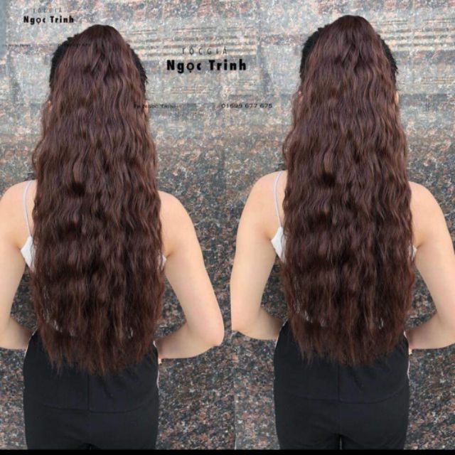Tóc giả nữ đẹp 💗FREESHIP💕 Tóc giả ngoặm xù mì px108