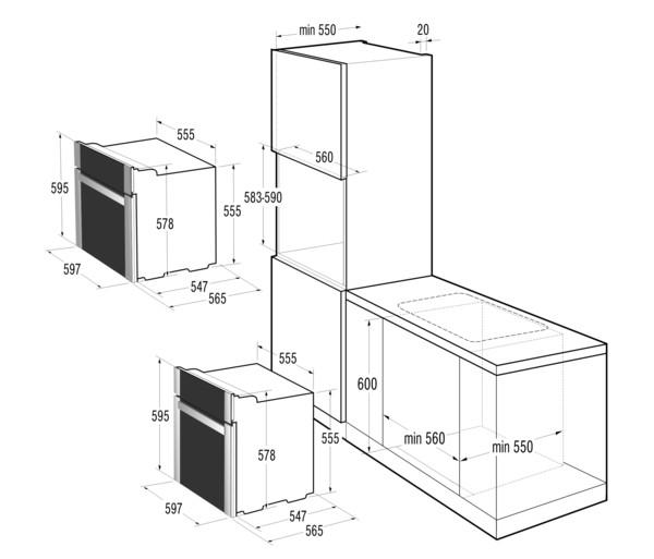 Lò nướng điện đa năng Gorenje BO8KR (Trắng)