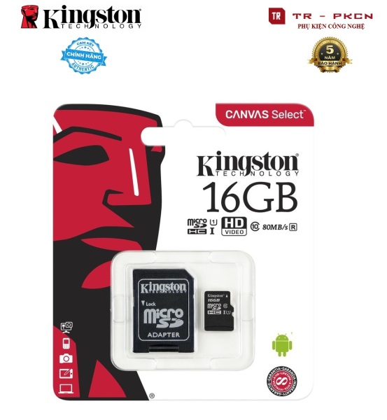 [TR -PKCN] Thẻ Nhớ MicroSDHC Kingston Canvas Select Plus 100MB/s (Tặng Kèm Adapter)
