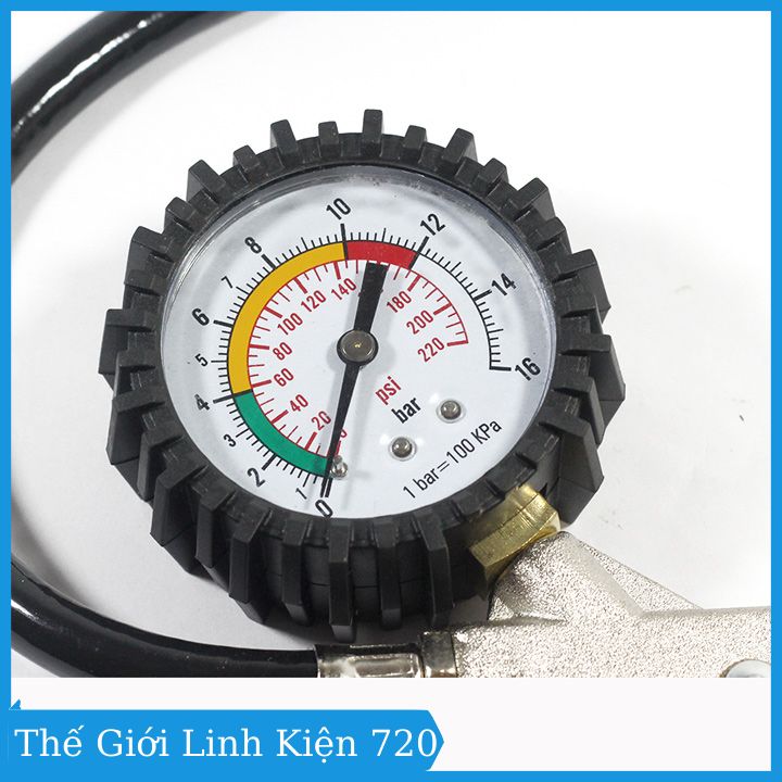 Tay Bơm Lốp Xe 220 PSI