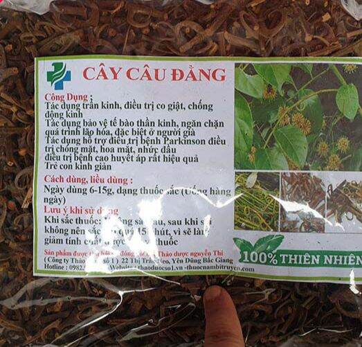 1kg cây câu đằng khô HB125 hàng chuẩn rừng.