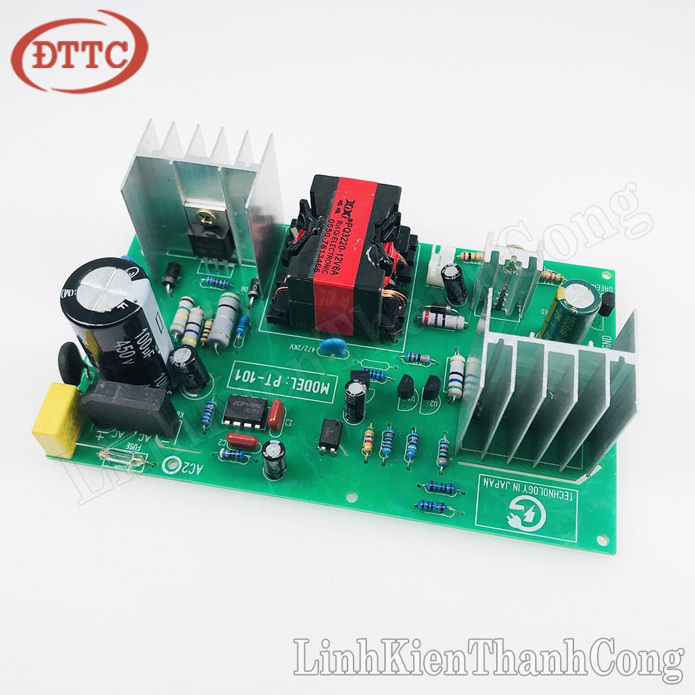 Mạch Sạc Acquy 12V 6A Sạc Acquy 0-80Ah (Mẫu Cải Tiến)