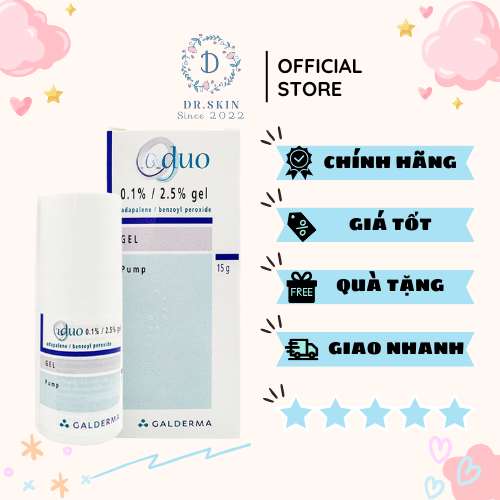 Gel bôi giảm mụn trứng cá epi.duo 15g