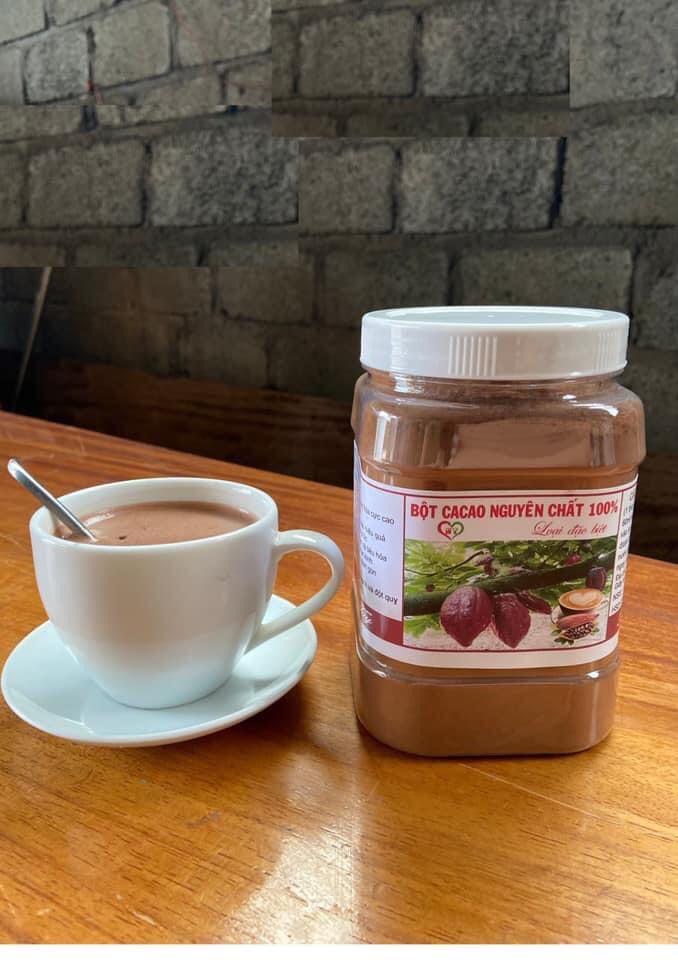 Bột cacao nguyên chất Daklak loại 1 (hộp 500gr)