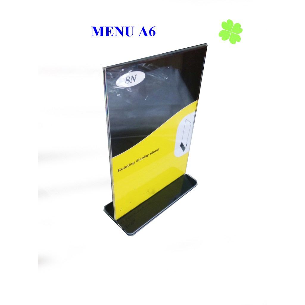 Menu Mica A6 Kệ Menu A6 Kt (105X148Mm)