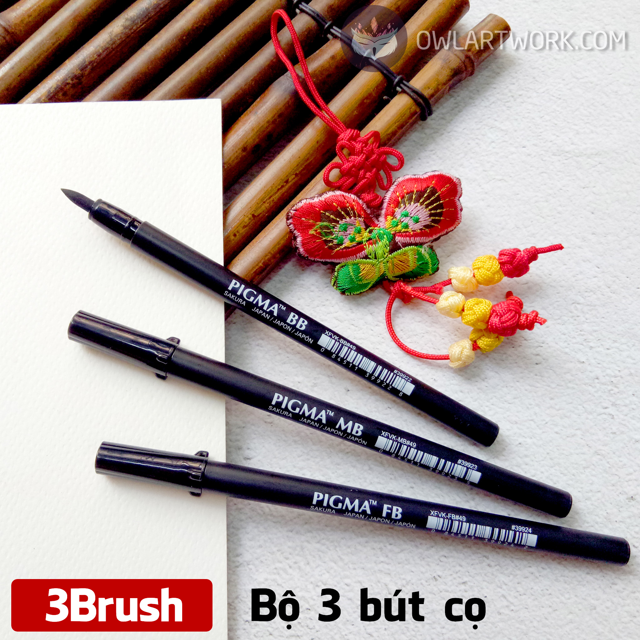 [HCM]Bút cọ chuyên nghiệp Pigma Brush Pen