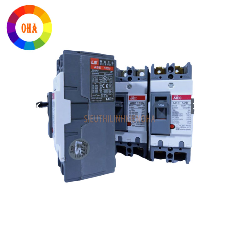 Aptomat 2 pha LS MCCB LS 2 Pha ABE 20A~100A