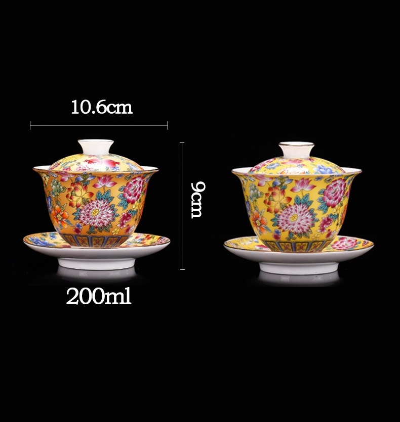 Chén Khải sứ trắng Bạch Định thấu quang 200 ml