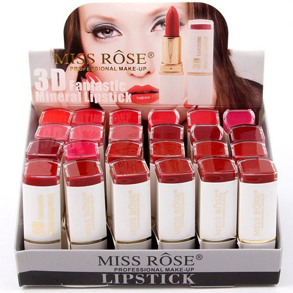 Son Thỏi Miss Rose 3D siêu lì và mềm môi
