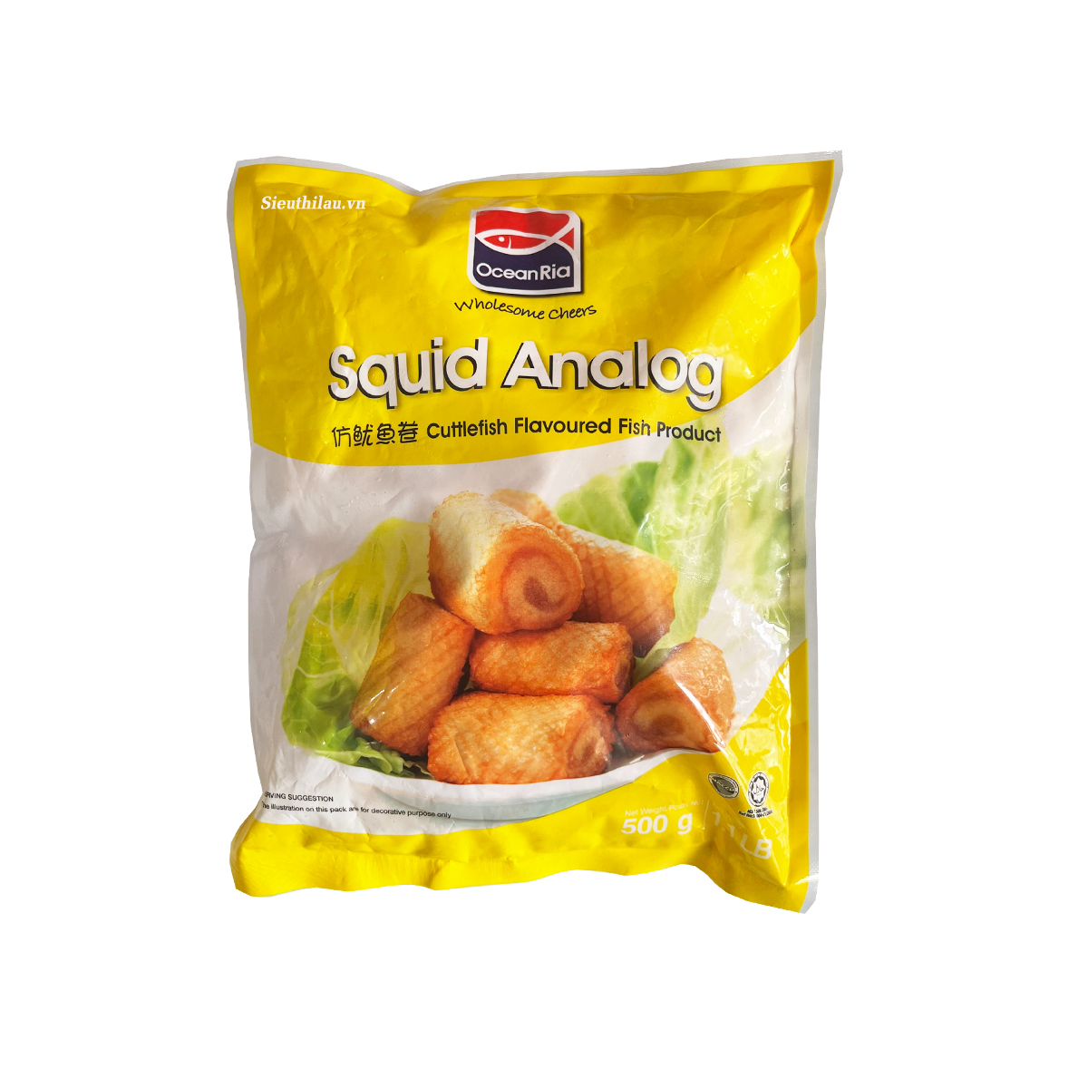 [Tokbokki Store] [HCM SHIP 2H] Mực Cắt Khoanh OceanRia Malaysia 500g
