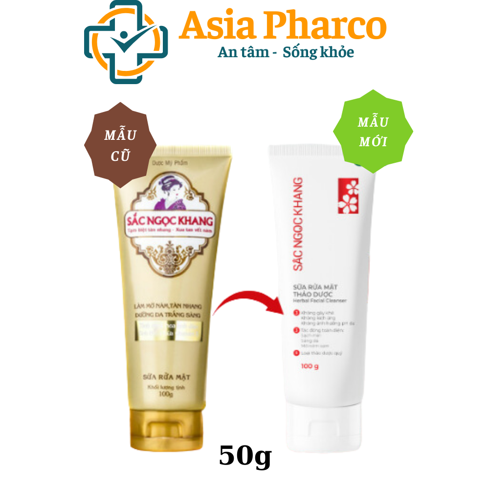 [HCM]Sữa rửa mặt Sắc Ngọc Khang (loại 100gr)