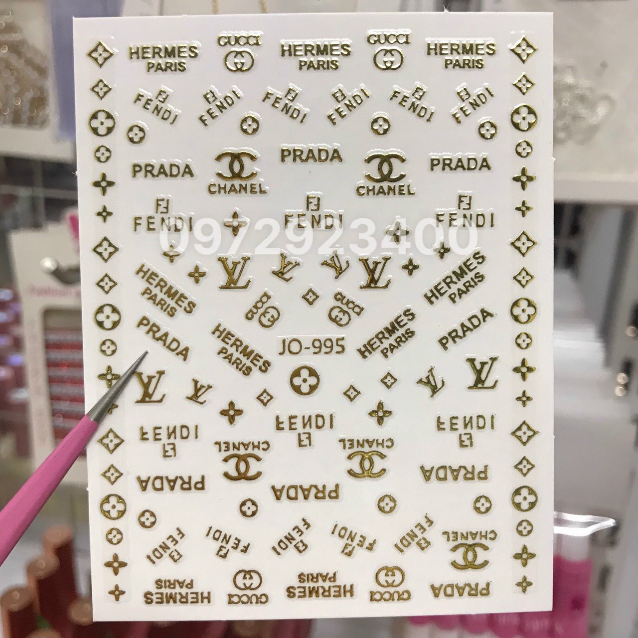 Sticker Thương Hiệu Dán Móng Tay - Mini Nails