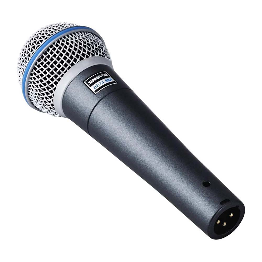 Shure Beta58A Dynamic Handheld Vocal Microphone Super Cardioid Dynamic Dynamic Microphone Wired Microphone Ideal for Vocal/Karaoke/Party