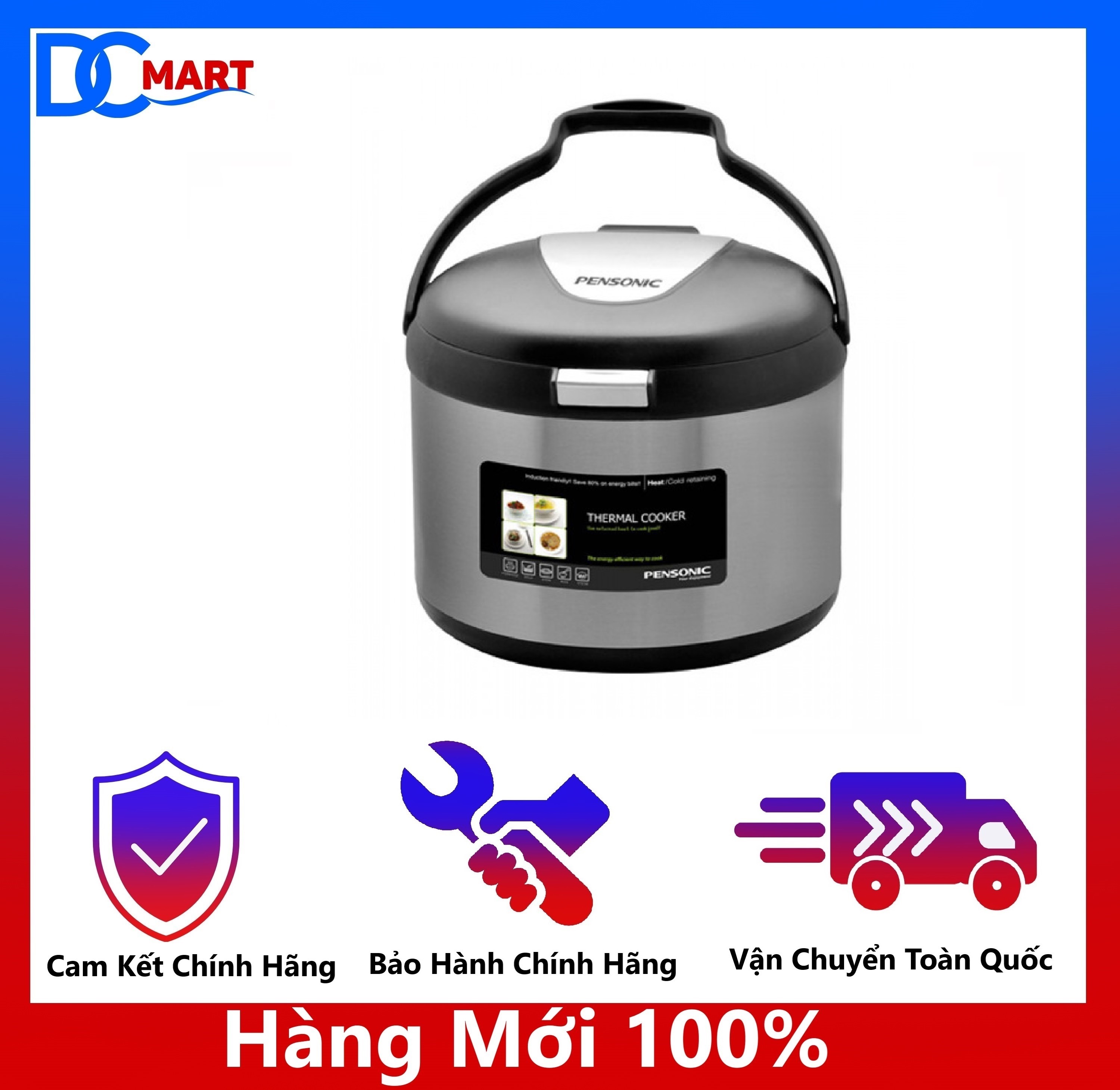 Nồi ủ Pensonic PTC-70 - Hàng Chính Hãng