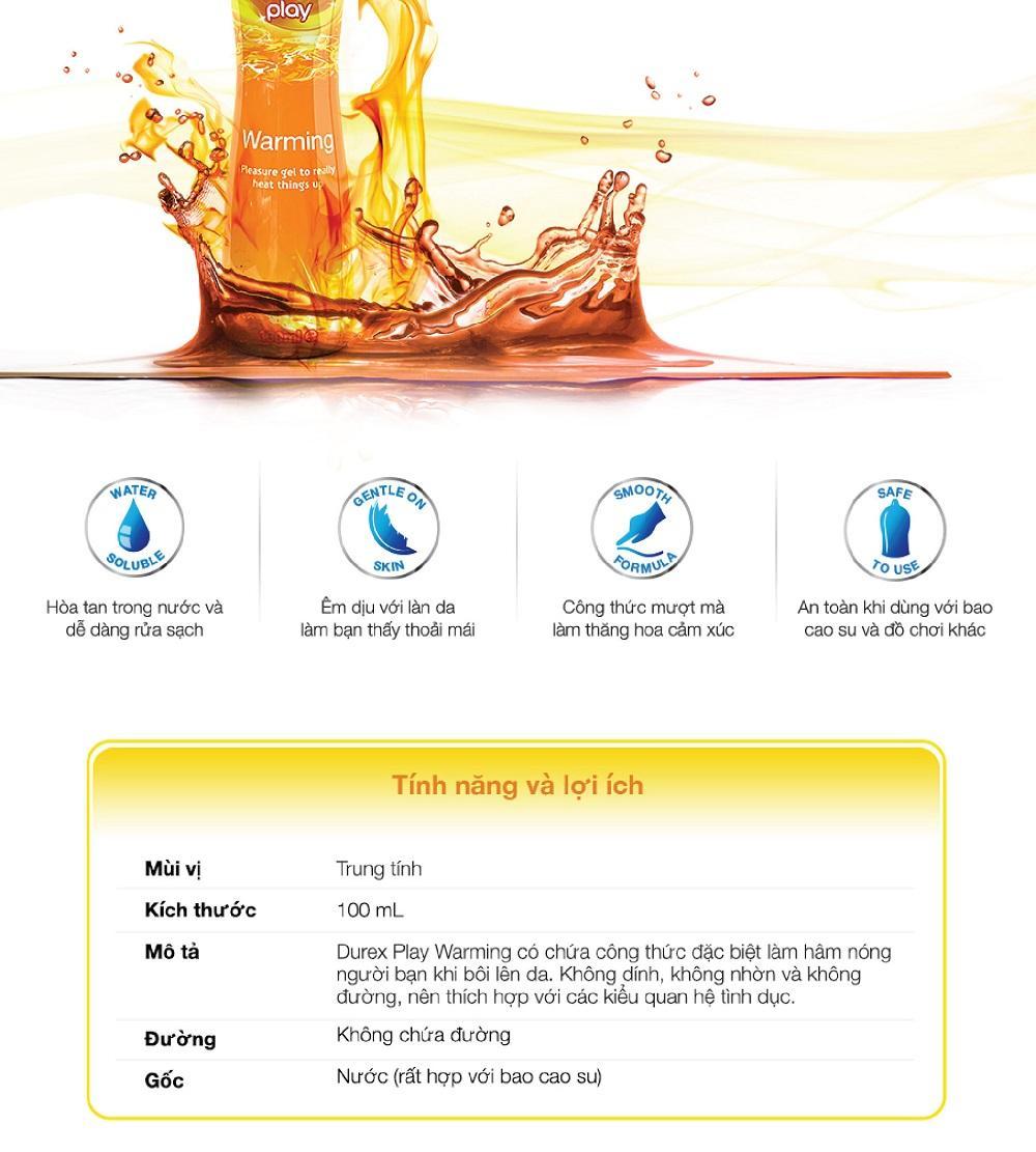 [HCM]Bộ sản phẩm Durex YÊU NÍN THỞ ( Gel bôi trơn Durex Play Strawberry 100ml + 1 Bao cao su  Durex Performa 12s ) - Hãng phân phối chính thức