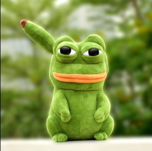 Gấu Bông Pikapepe Siêu Dễ Thương 23cm