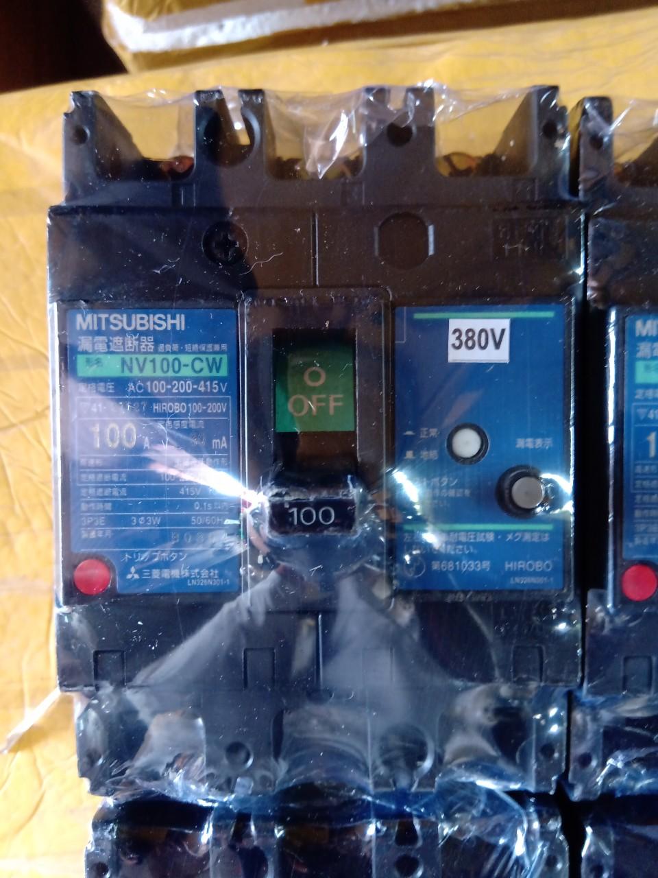 APTOMAT CHỐNG GIẬT 3 PHA NHẬT BẢN 100A 30MA ELCB