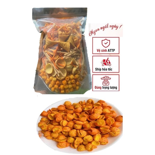 [TÚI ZIP 500GR] BIM BIM MIX CÁC VỊ GIÒN TAN ĐƯỢC CHỌN VỊ