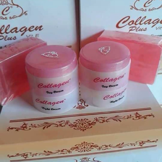 Bộ Kem Nám, Tàn Nhang Collagen Plus Vit E