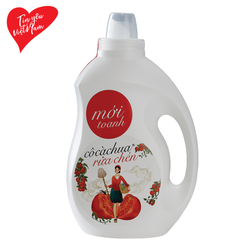 Nước rửa chén sinh học lành tính từ cà chua, 2L