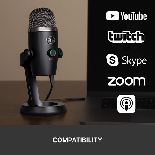 Mic thu âm Blue Yeti USB Microphone USB (0408)