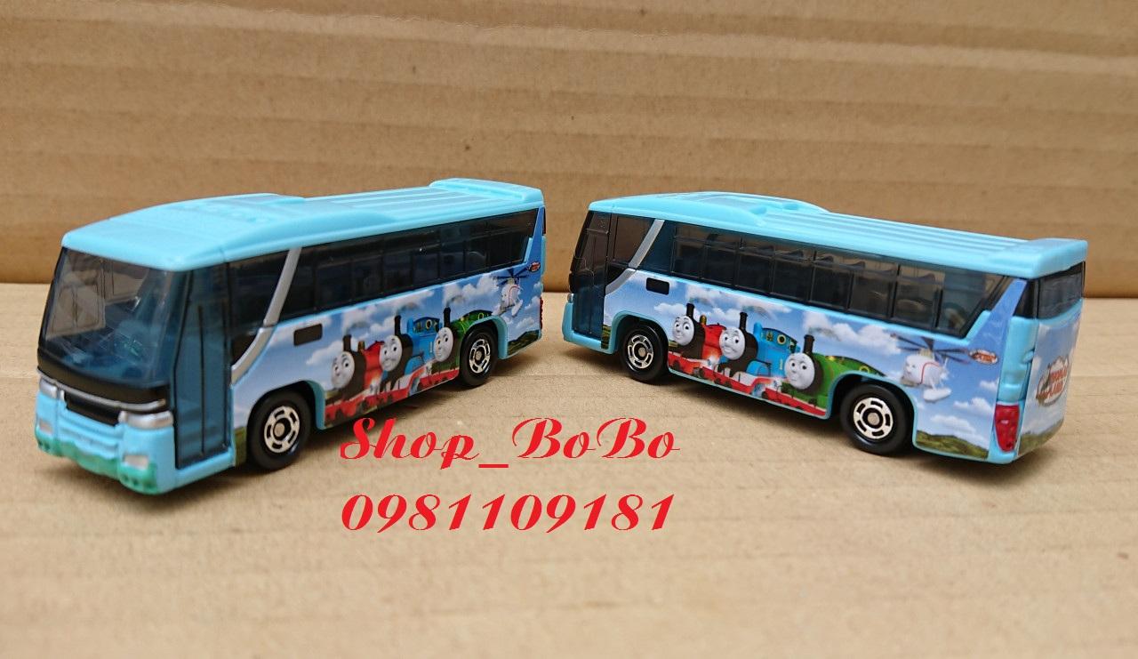 Xe mô hình Tomica - Xe Bus Thomas màu xanh nhạt
