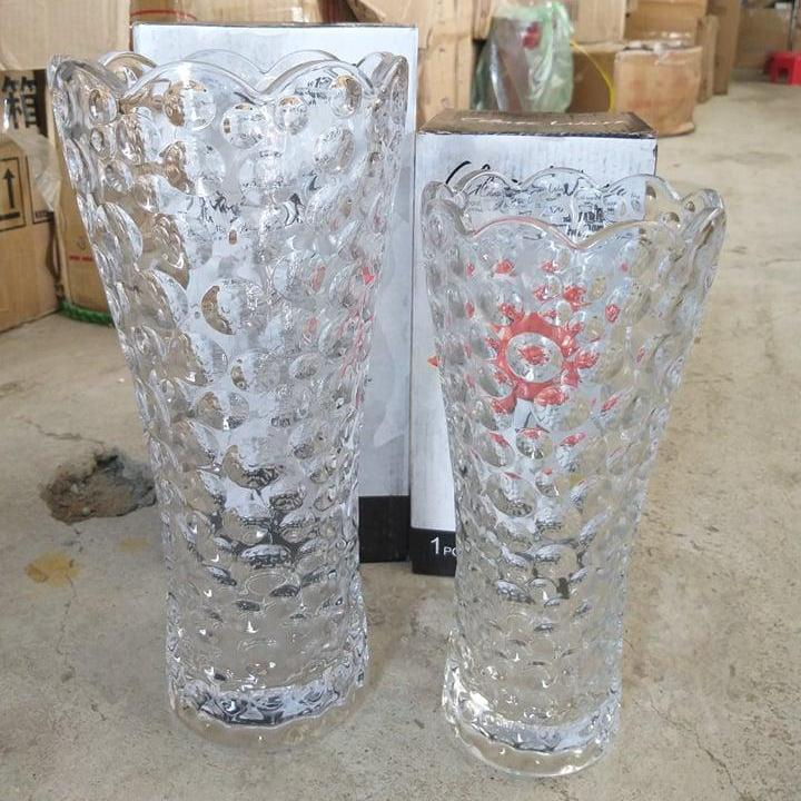 Bình cắm hoa pha lê cao cấp - cao 25cm mẫu mới
