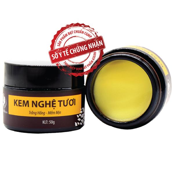 Kem nghệ tươi Wonmom 50g dành cho mẹ bầu và sau sinh, ngăn ngừa mụn và sạm da