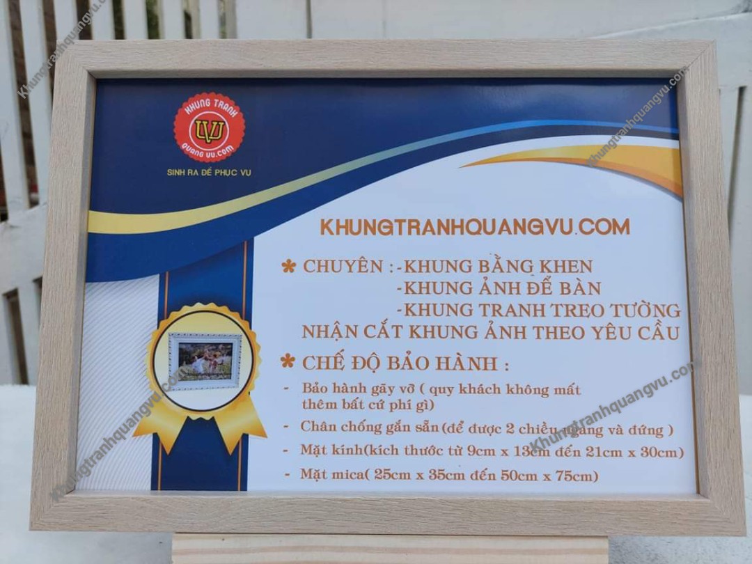 (mặt kính)khung ảnh treo tường(20*25 )cm.(20*30)cm. (30*40)cm