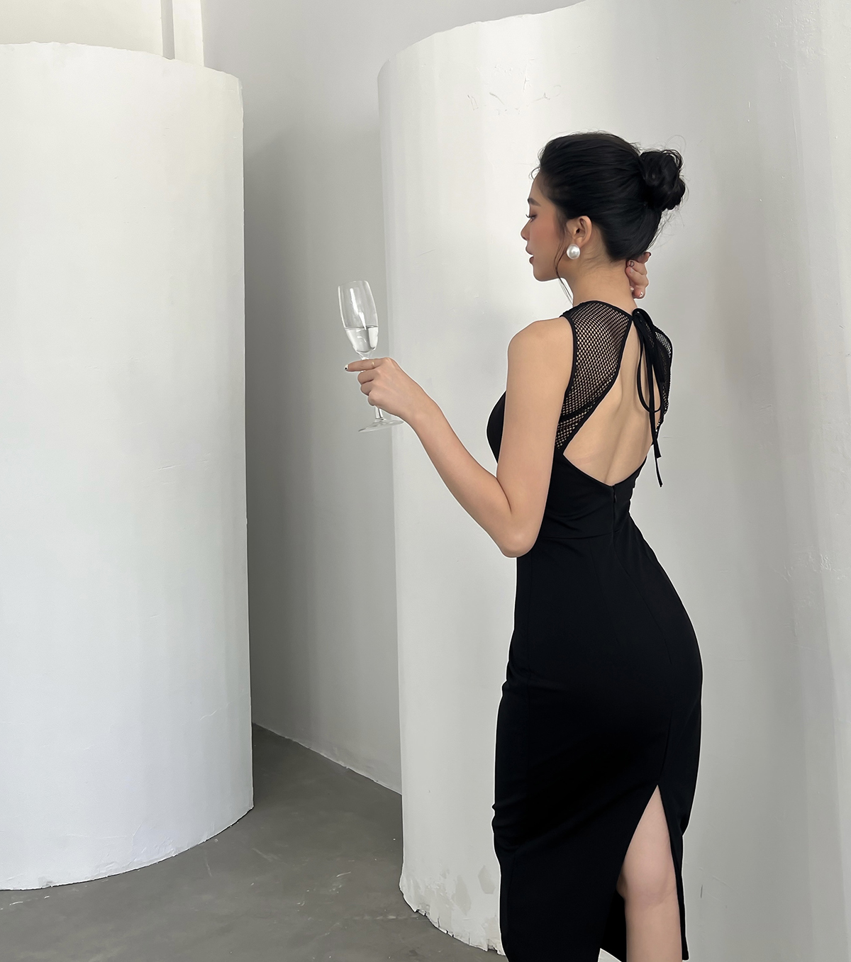 BBSTORE'S Đầm Body Hở Lưng Dự Tiệc Tôn Dáng -D1578