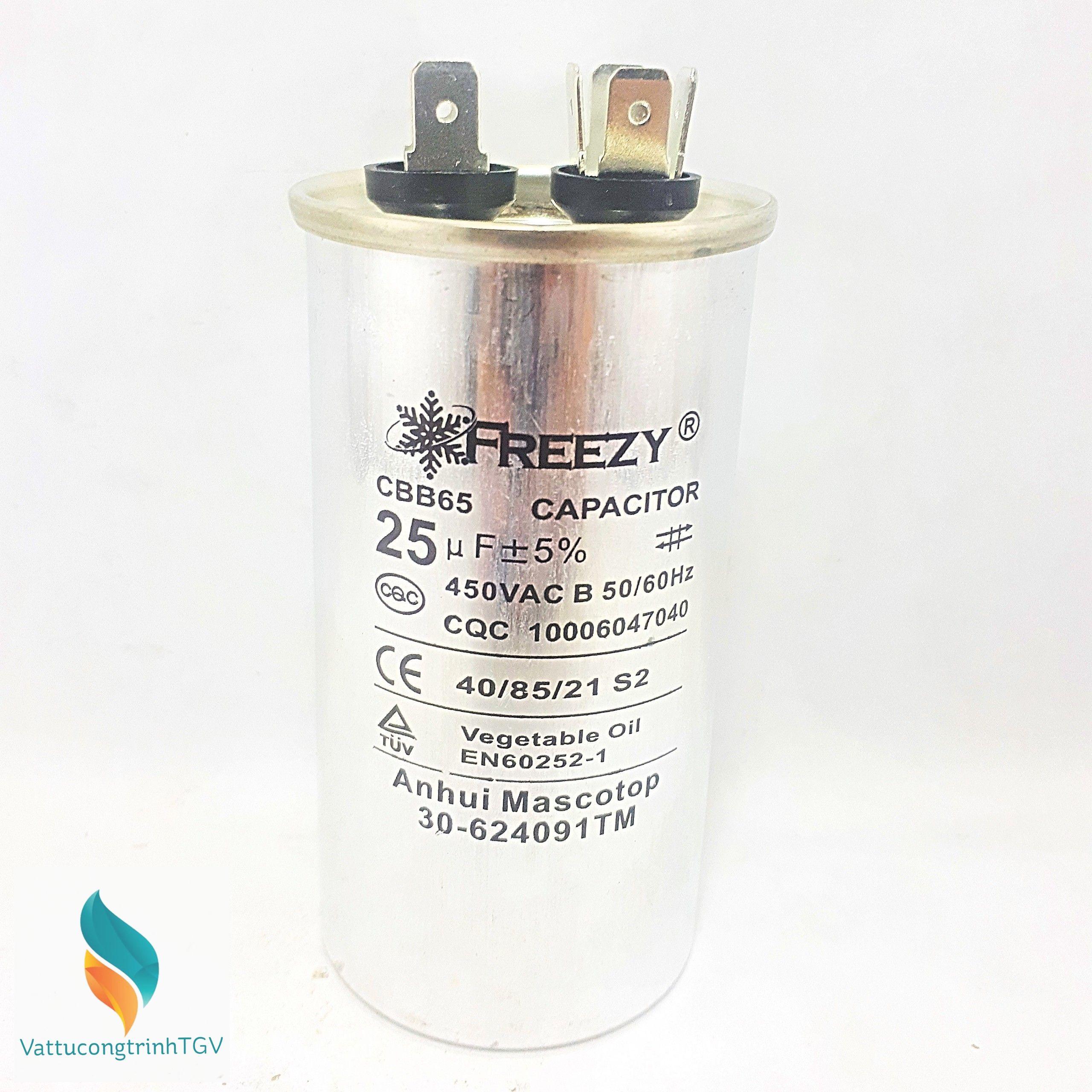 Tụ điều hòa freezy cbb65-25mf