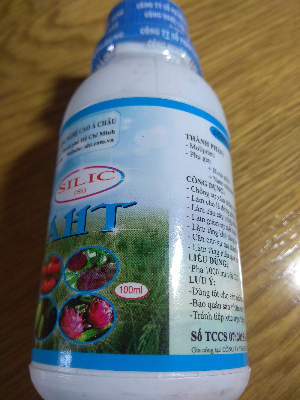 [HCM]Phân bón lá Nano Silic AHT - chai 100 ml