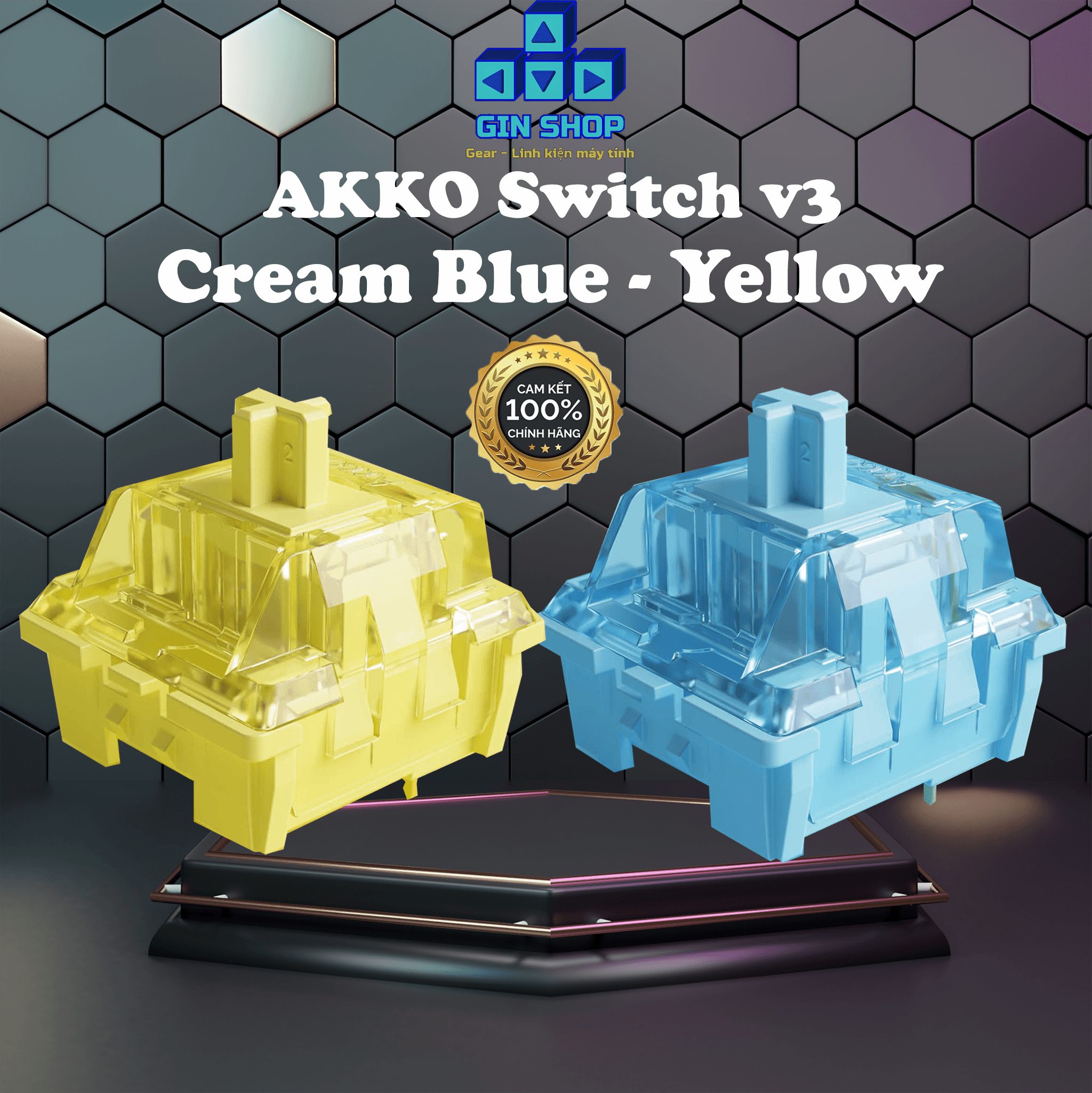 [Chính hãng] Switch AKKO thay bàn phím cơ CS switch ( 45 sw ) & TTC switch ( 10 sw )