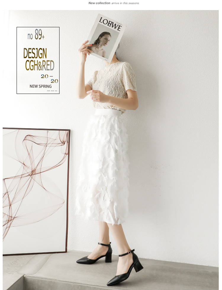 Giày nữ cao gót 5 phân đế vuông  tôn dáng  ( MÃ A8 )